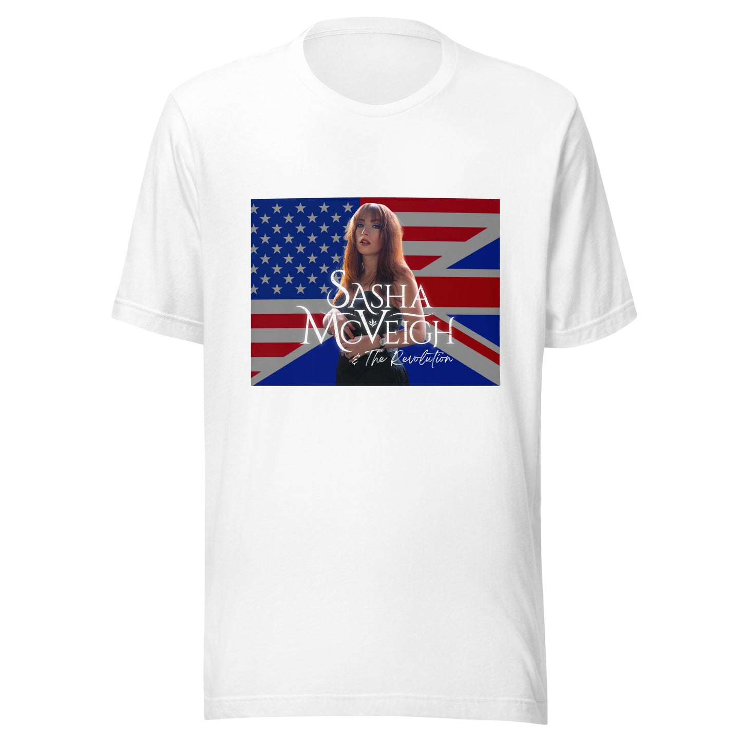 Sasha McVeigh & The Revolution FLAG Tee